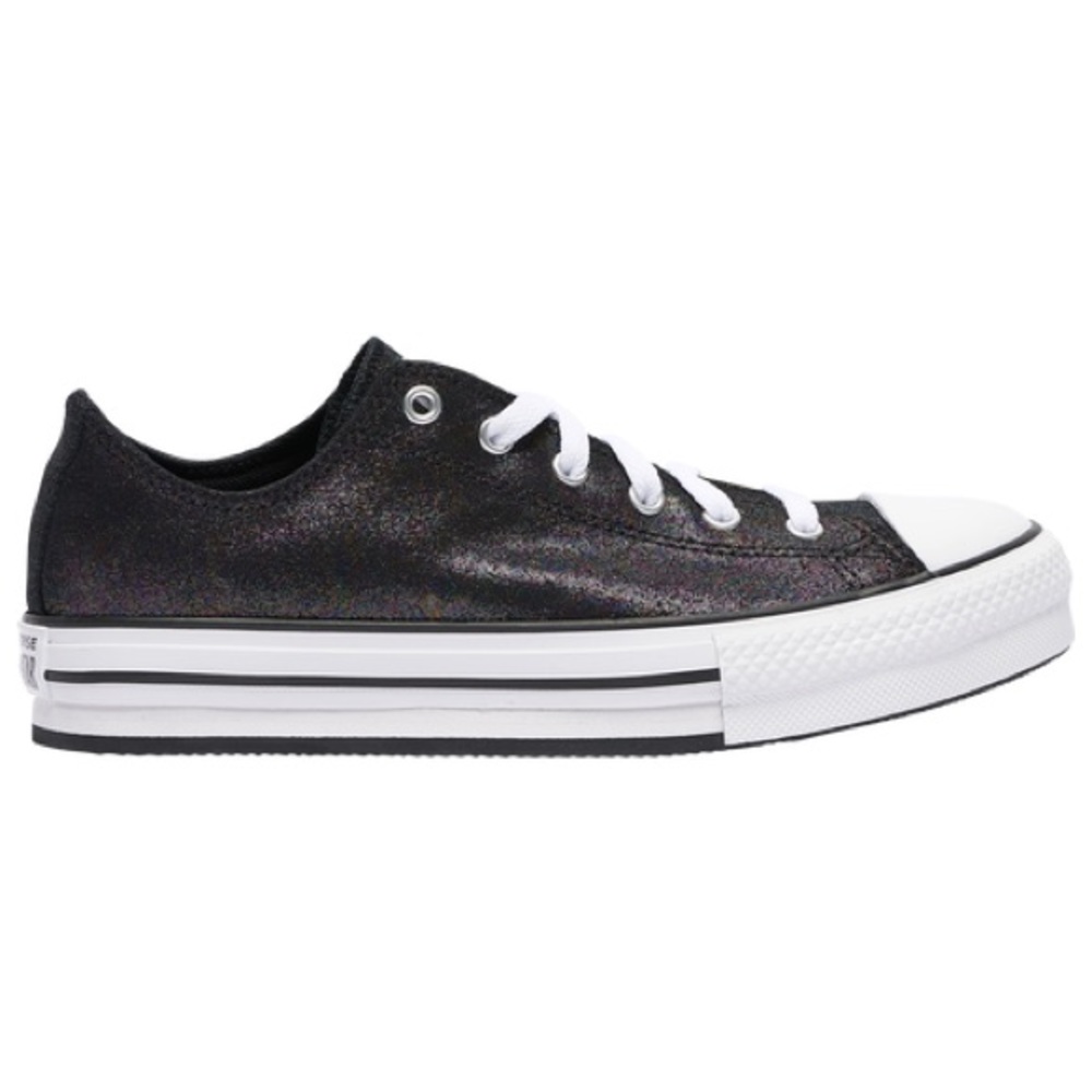 Glitter Converse Girls All Star Platform Low Top